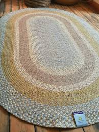oval rugs soft cotton rustic scandi ebay