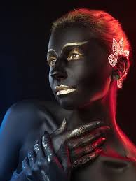 dark skin highlight your afro beauty
