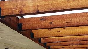 Joist hangers are used most commonly on decks and interior floors and are typically made of galvanized steel. Pergola Joist Hangers Pergola Hardware Pergola Porch Decksdirect
