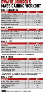 Pin By Alex Schreiber On Fitness The Rock Workout Weekly