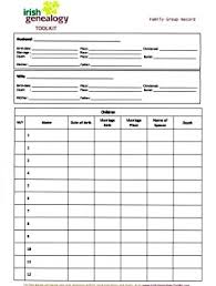 Get Organised Free Family History Forms For You To Download