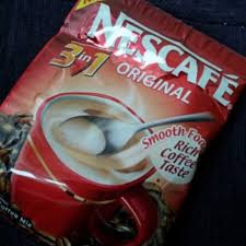 nescafe 3 in 1 coffee and nutrition facts