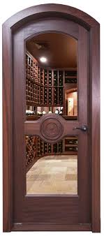 provincial arched wine cellar door