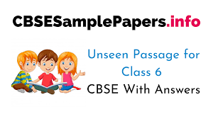 All with comprehensive teacher notes included. Unseen Passage For Class 6 Cbse With Answers
