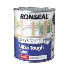 ronseal ultra tough white gloss paint
