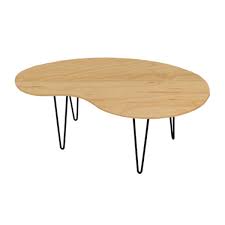 Kidney Shaped Coffee Table For