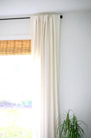 the eeeeeasiest curtain rods that are