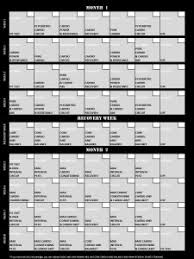 insanity workout schedule jessica
