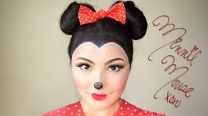 minnie mouse makeup and hair halloween