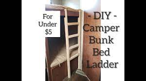bunk bed ladder for a cer simple