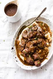 slow cooker beef tips recipe and