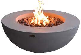 elementi outdoor lunar fire bowl 42