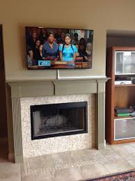 fireplace tv installation fireplace