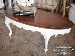 refinished french provincial coffee
