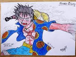 It's a good thing luffy thought ahead and kept meat on him in case he used gear second. One Piece Monkey D Luffy Gear 2 By Stipe320 On Deviantart