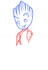 1020 x 730 jpeg 46 кб. Drawing Baby Groot Coloring Page Trace Drawing