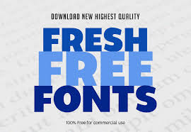 new fresh fonts for graphic designers
