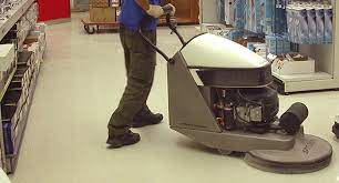 commercial floor buffing