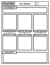 graphic organizers superstar worksheets