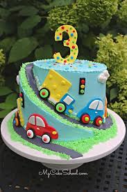 Lots of ideas for diy birthday cake ideas and tutorials from toddler to teenager plus recipes. Cars And Trucks A Cake Tutorial Truck Birthday Cakes Creative Birthday Cakes Cool Birthday Cakes
