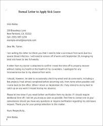 The ability to put your thoughts into writing how to email a recruiter. Free 8 Formal Sick Leave Letter Templates In Pdf Ms Word Google Docs Pages