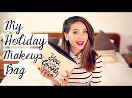 my holiday makeup bag zoella you