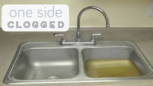 how to fix a clogged sink