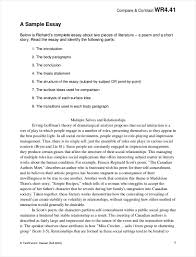 9 Comparative Essay Samples Free Pdf Format Download Examples