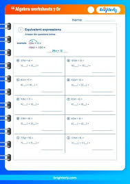 7th Grade Algebra Worksheets Pdfs