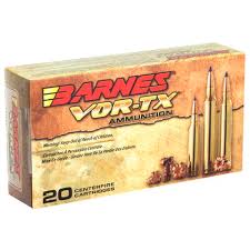Barnes Vor Tx Ammunition 30 06 Springfield 180gr Tipped Tsx Polymer Tip Boat Tail