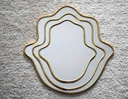 Moroccan Handmade Mirror Brass Hand