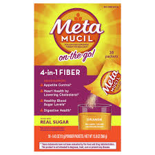 metamucil fiber powder 4 in 1 orange