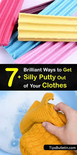 quick ways to get silly putty off clothes