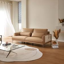 kingdon 3 seater sofa tan furniture