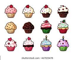 128 images cupcake clipart free download use these free images for your websites, art projects, reports, and powerpoint presentations! Cupcake Clipart Set Colorful Cupcakes Vector Stock Vector Royalty Free 467023478