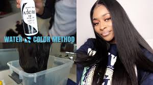 Another option is to go with a soft, dusty rose color, blending the pink, while. How To Dye Hair Jet Black Using The Water Color Hair Dye Method Ft Julia Hair Youtube