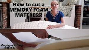 how to cut a memory foam mattress home