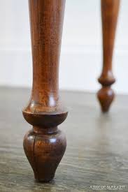 How To Sand Or Strip Wood Furniture Legs