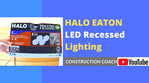 Recessed Lighting Halo Led Full Install Youtube