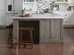 kitchen island with dining and