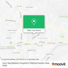 how to get to guru teg bahadur hospital