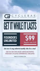Cyclebar Frisco Is Running A Special For New Riders 99