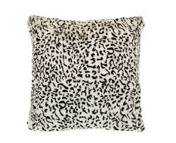 walton co black leopard cushion