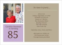 85th Birthday Invitation Template Simple Squares 85th Birthday