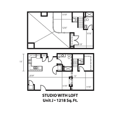 949 5 Endearing Studio Floor Plans Loft