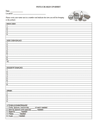 29 printable sign up sheet template