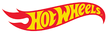 What color is the Hot Wheels logo?