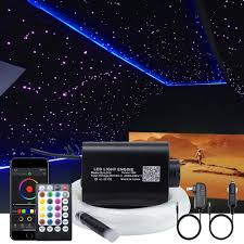 16w fiber optic star ceiling light kit