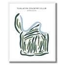 Buy Tualatin Country Club Oregon Golf Course Map Golf Art Online ...