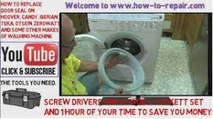 replace a washing machine door seal